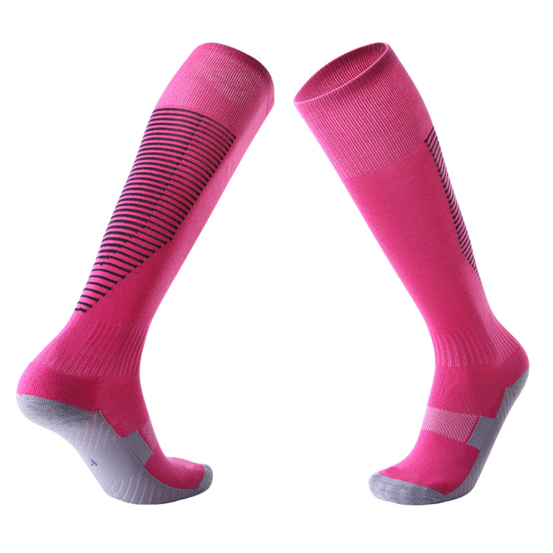 Adults Children Football Socks Knee-slip Thick Towel Bottom Stockings Sports Socks Comfortable Abrasion